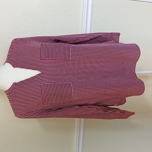 CAbi Striped Blouse With Pockets